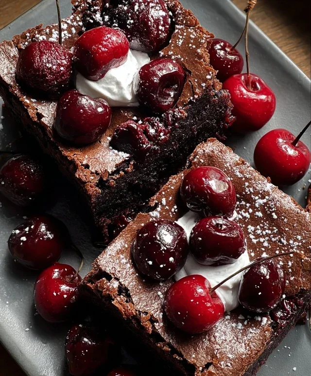Small-Batch Black Forest Brownies