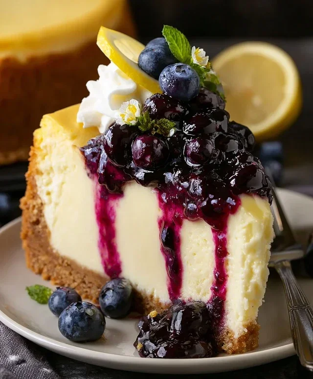 Lemon Blueberry Cheesecake