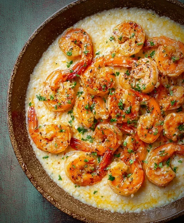 Creamy Garlic Shrimp (15 mins)
