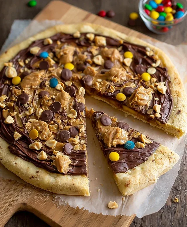 Chocolate Peanut Butter Pizza