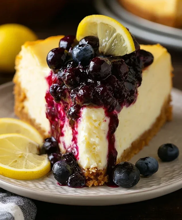 Lemon Blueberry Cheesecake