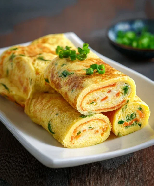 Gyeran Mari (Korean Rolled Omelette)