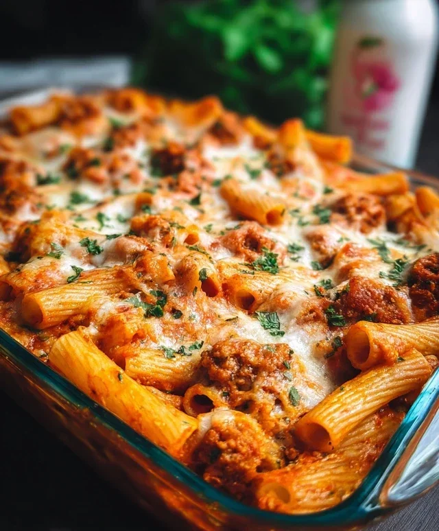Baked Rigatoni with Sausage
