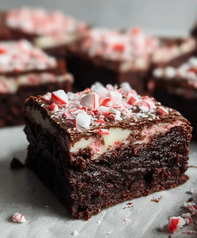 Peppermint Brownies