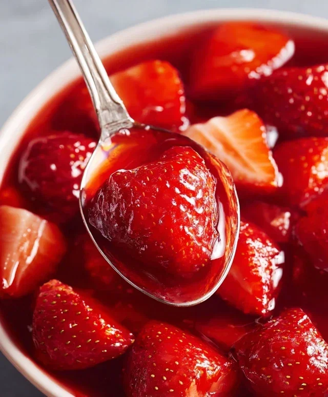 Fresh Strawberry Sauce (Strawberry Topping)