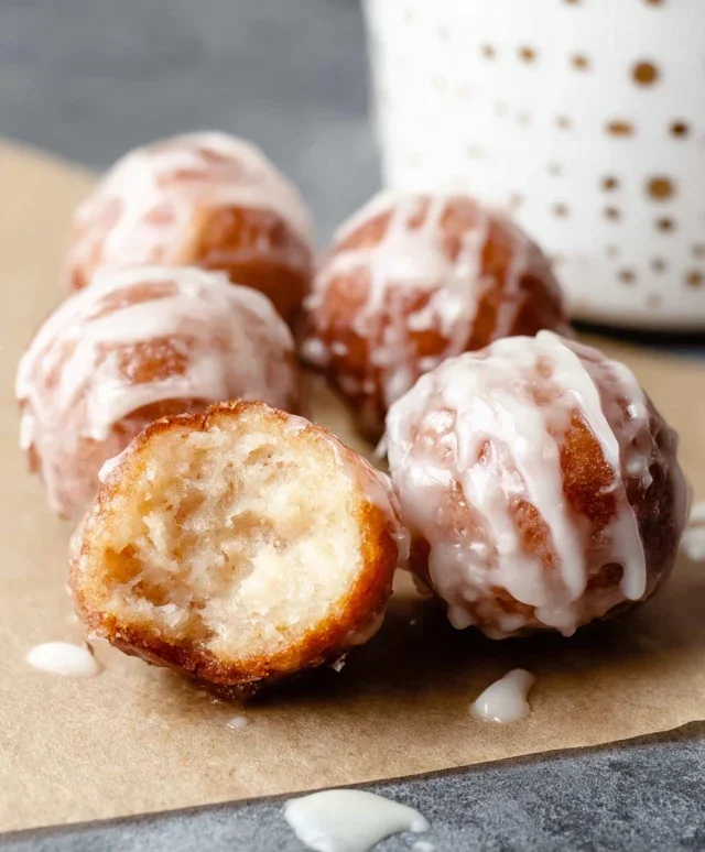 Easy Keto Glazed Donut Balls