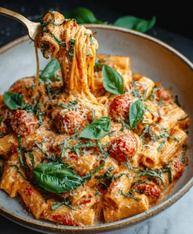 Creamy Tomato Garlic Pasta
