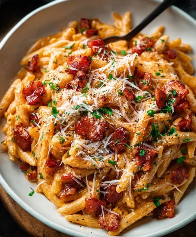 Beef Beef Bacon Pasta