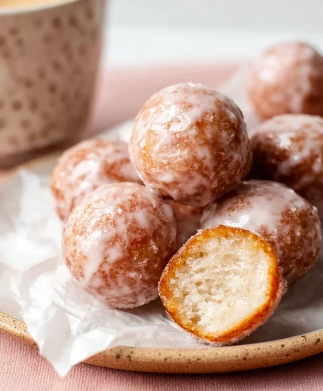 Easy Keto Glazed Donut Balls