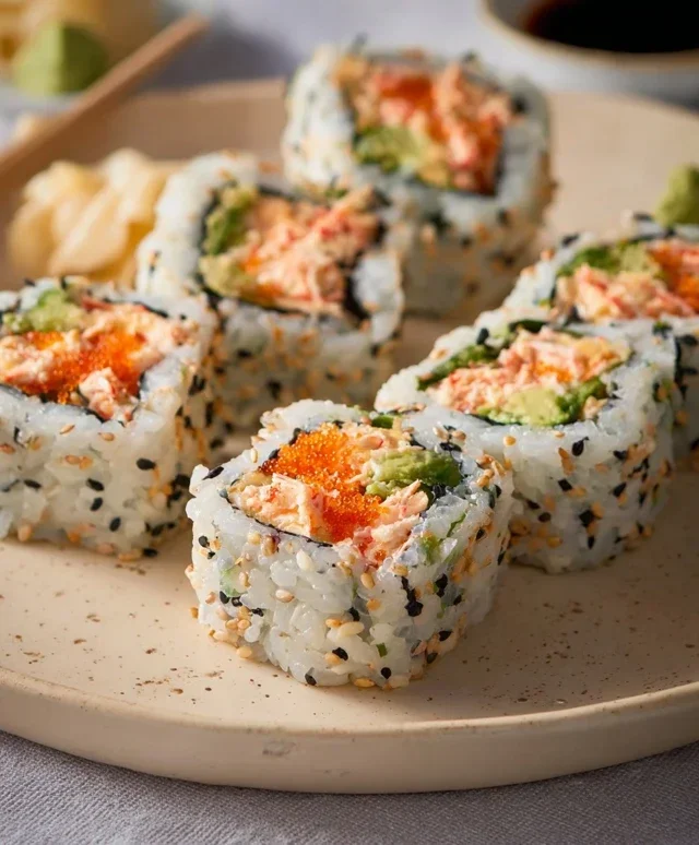 Kani Sushi (Spicy Crab Roll)