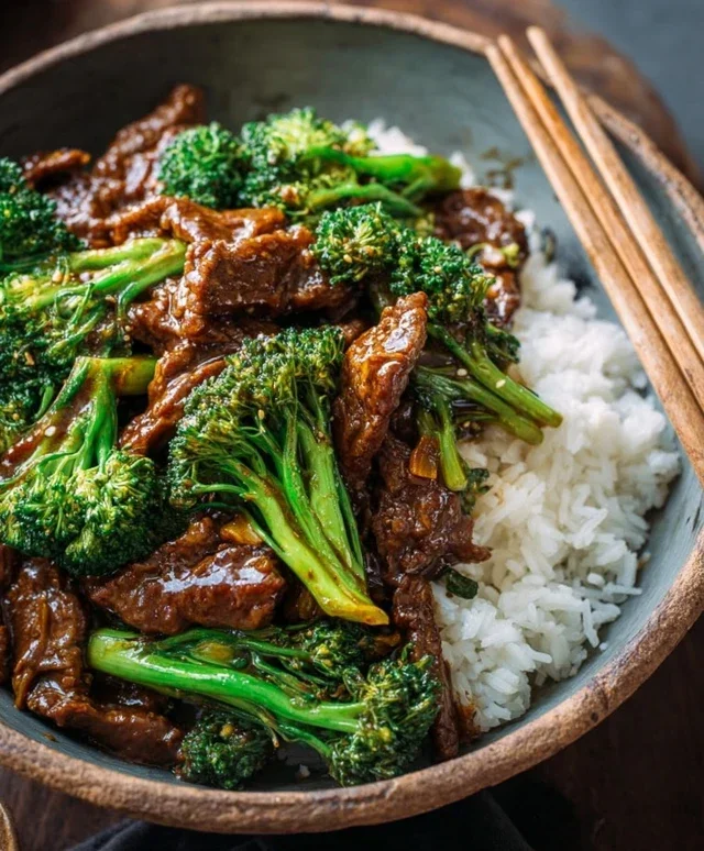 Chinese Beef and Broccoli (牛肉炒西兰花)