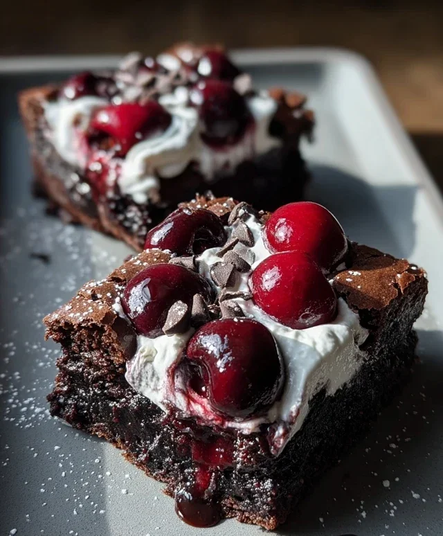 Small-Batch Black Forest Brownies