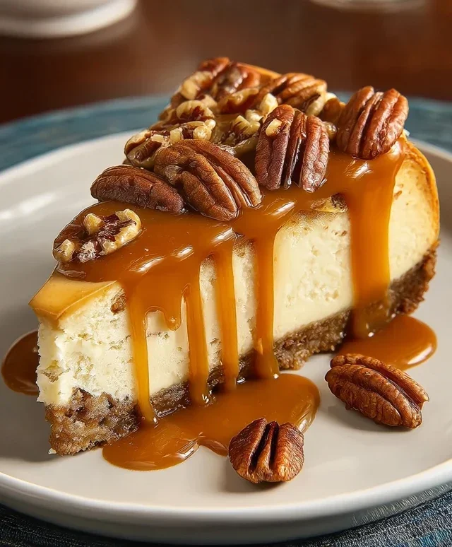 Pecan Caramel Cheesecake