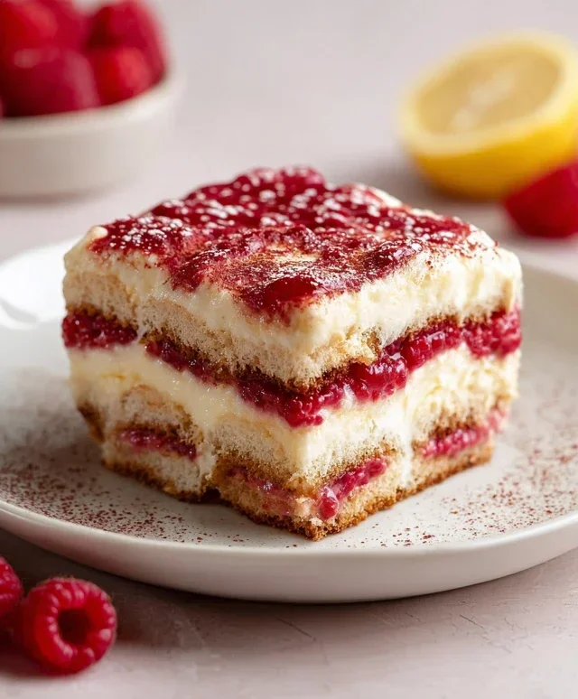 Raspberry Tiramisu