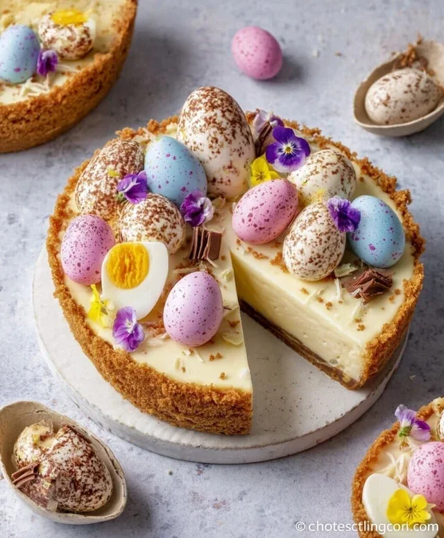Easter Egg Cheesecake Recipe
