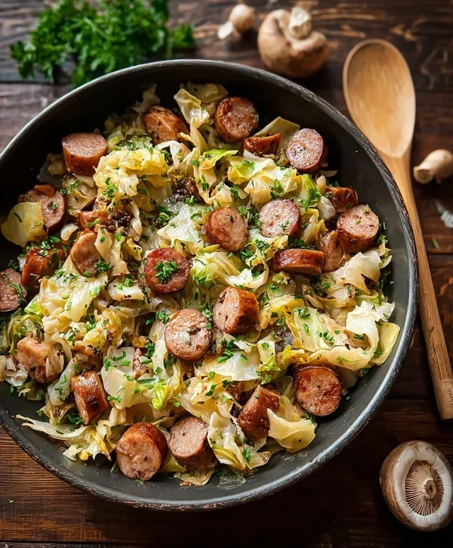 Easy Sausage and Cabbage Stir Fry