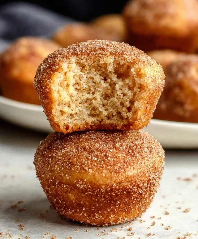 Keto Muffins- Classic Cinnamon "Sugar" Donut Style