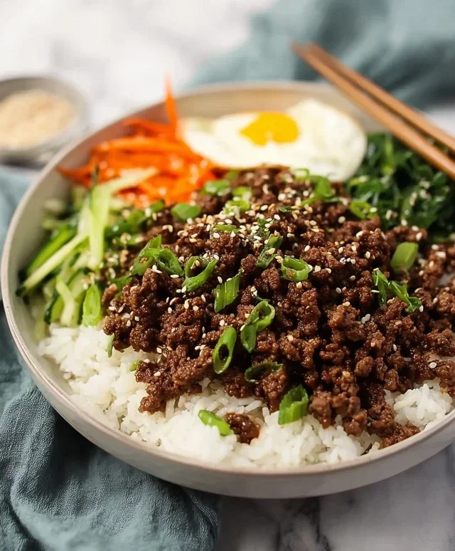 Korean Ground Beef Bowl (25-Minutes)