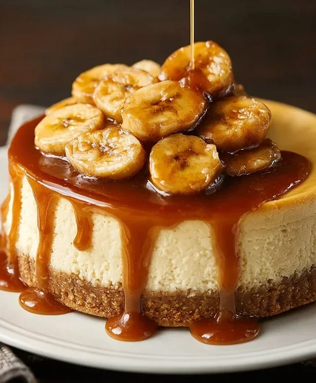 Bananas Foster Cheesecake