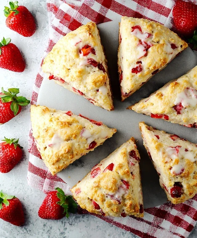Strawberry Scones