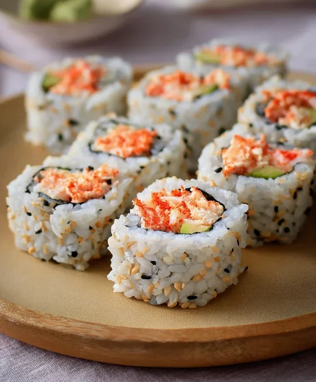 Kani Sushi (Spicy Crab Roll)