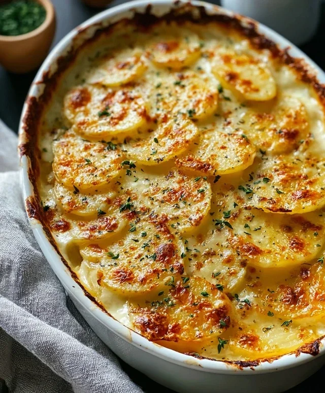 Cheesy Garlic Carrot Gratin – Creamy, Sweet & Savory