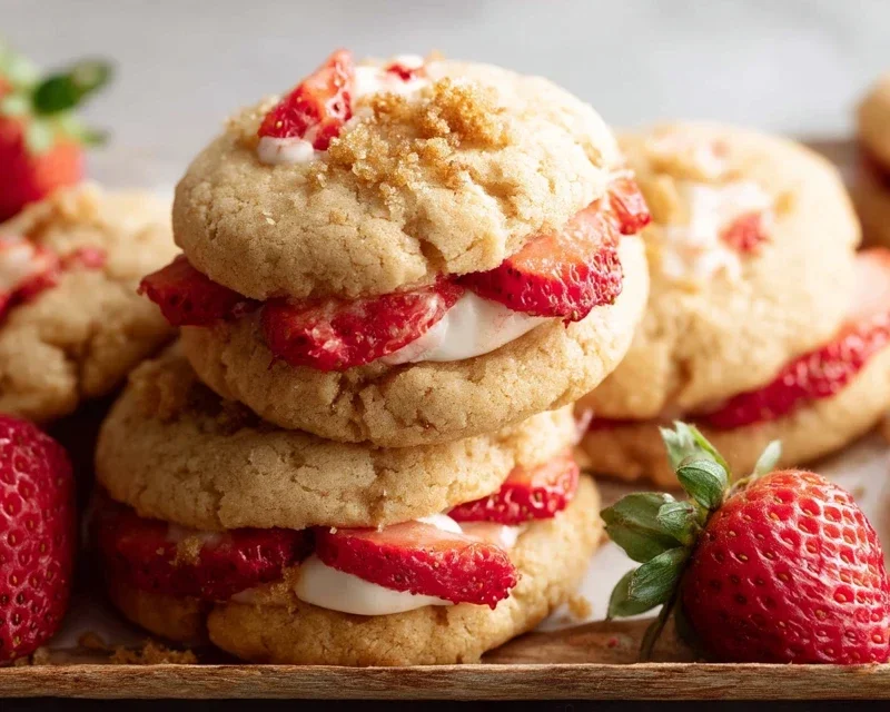 Strawberry Shortcake Cookies