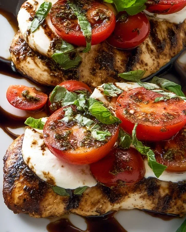 Grilled Chicken Caprese
