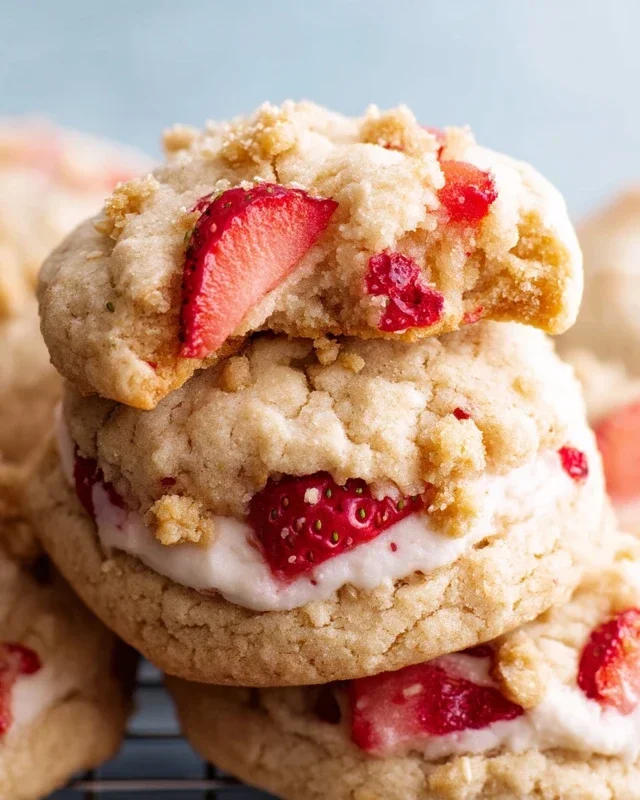 Strawberry Shortcake Cookies