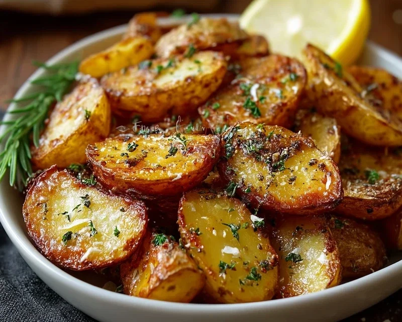 Authentic Greek Potatoes: Crispy Lemon Perfection!