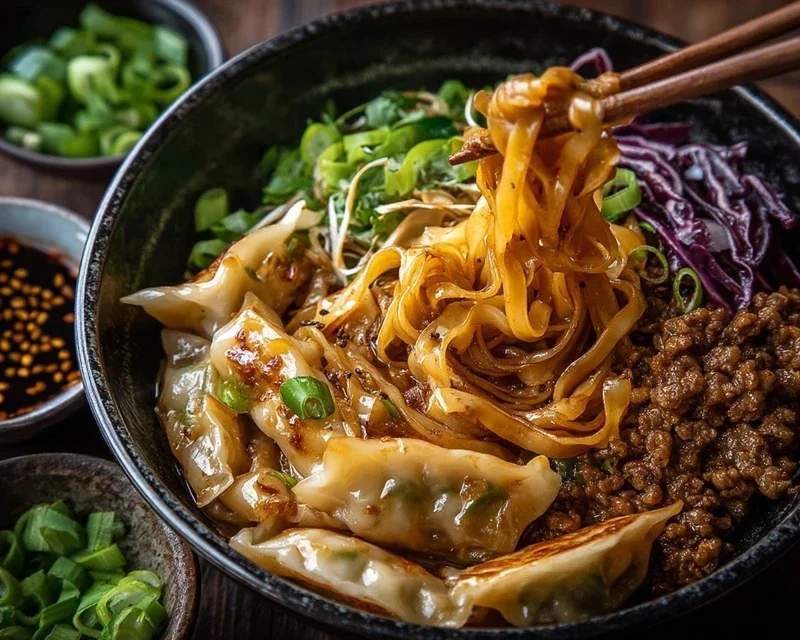Potsticker Noodle Bowl