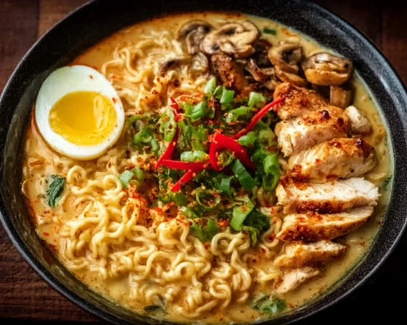 Creamy Garlic Chicken Ramen: An Incredible Ultimate Recipe