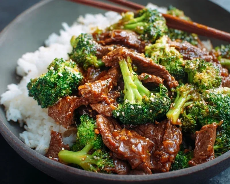 Chinese Beef and Broccoli (牛肉炒西兰花)
