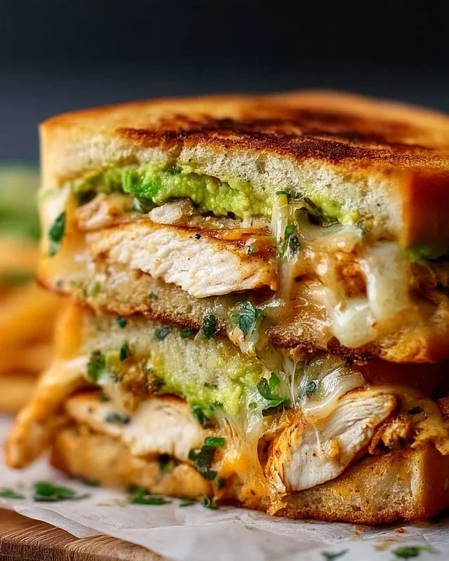 Chicken Avocado Melt Sandwich