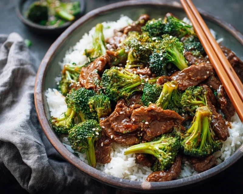 Chinese Beef and Broccoli (牛肉炒西兰花)