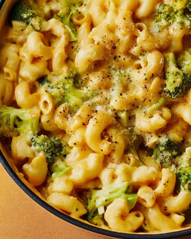 One Pot Healthy Broccoli Mac and Cheese