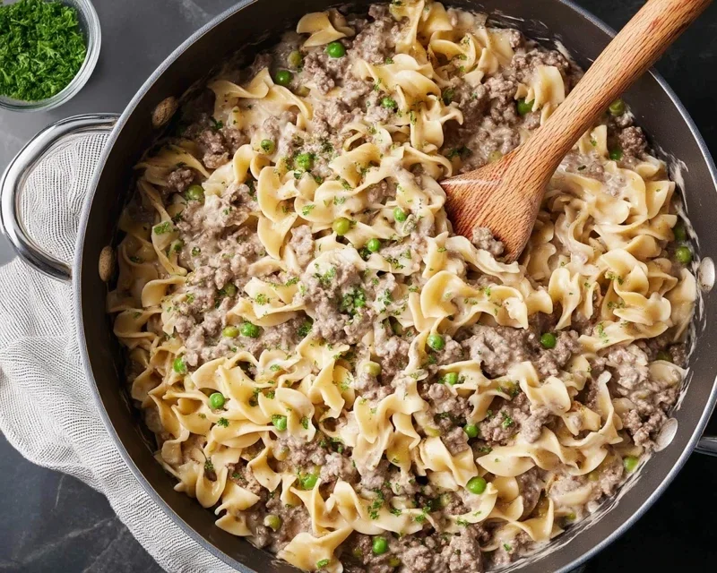 30-Minute Ground Beef Stroganoff
