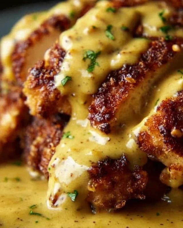 Pretzel Chicken with Mustard-Cheddar Sauce: An Amazing Ultimate Recipe