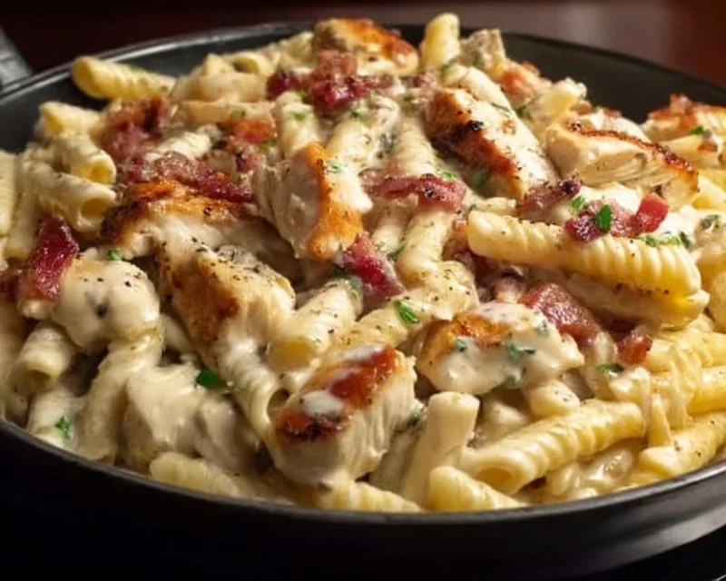 Chicken Beef Beef Bacon Ranch Pasta