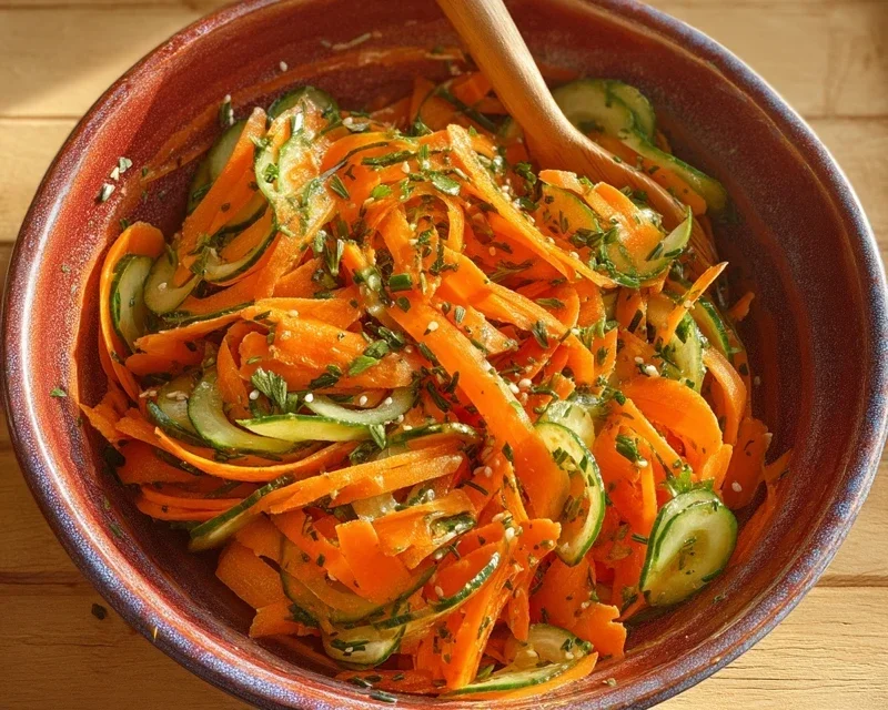 Cucumber Carrot Salad