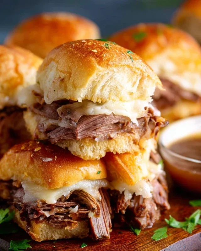 Easy French Dip Sliders Recipe