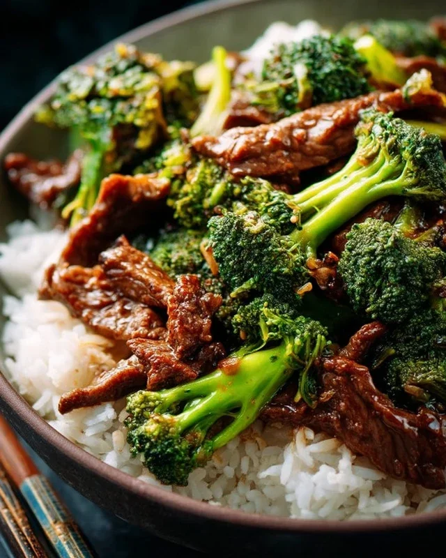 Chinese Beef and Broccoli (牛肉炒西兰花)