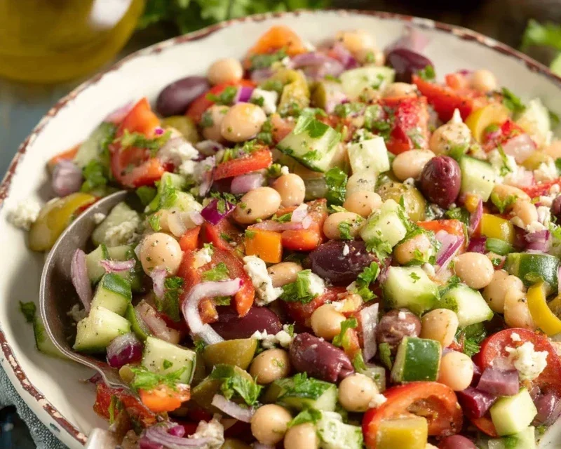 Mediterranean Bean Salad