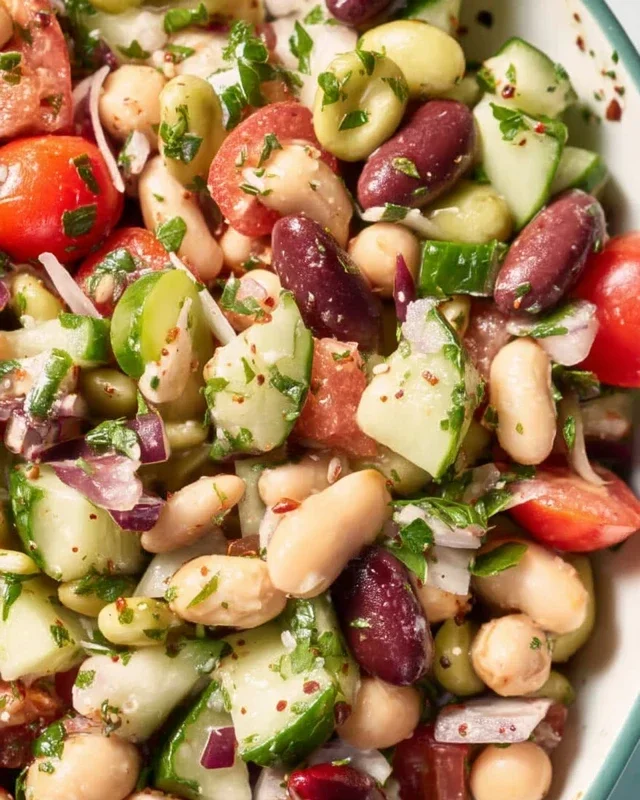 Mediterranean Bean Salad