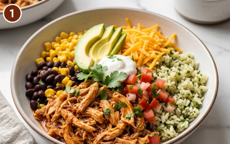 Slow Cooker Chicken Burrito Bowl