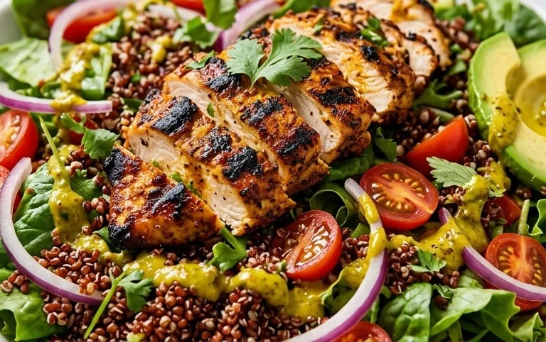 Peruvian Grilled Chicken Salad