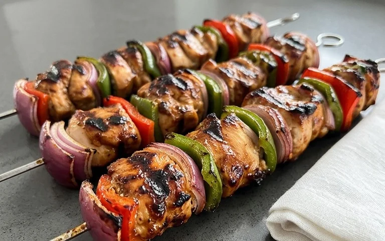 Mexican Barbecue Chicken Skewers