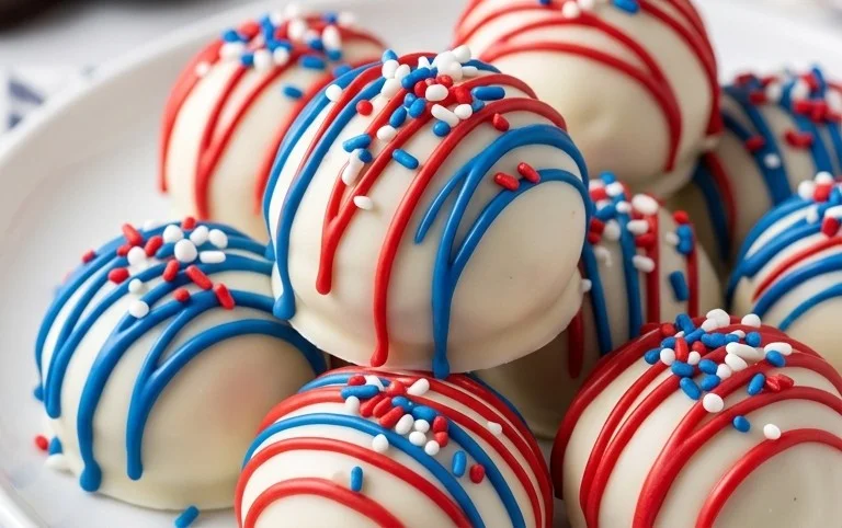 Patriotic Oreo Balls