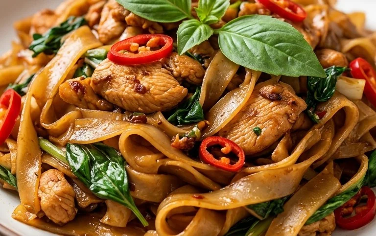 Drunken noodles