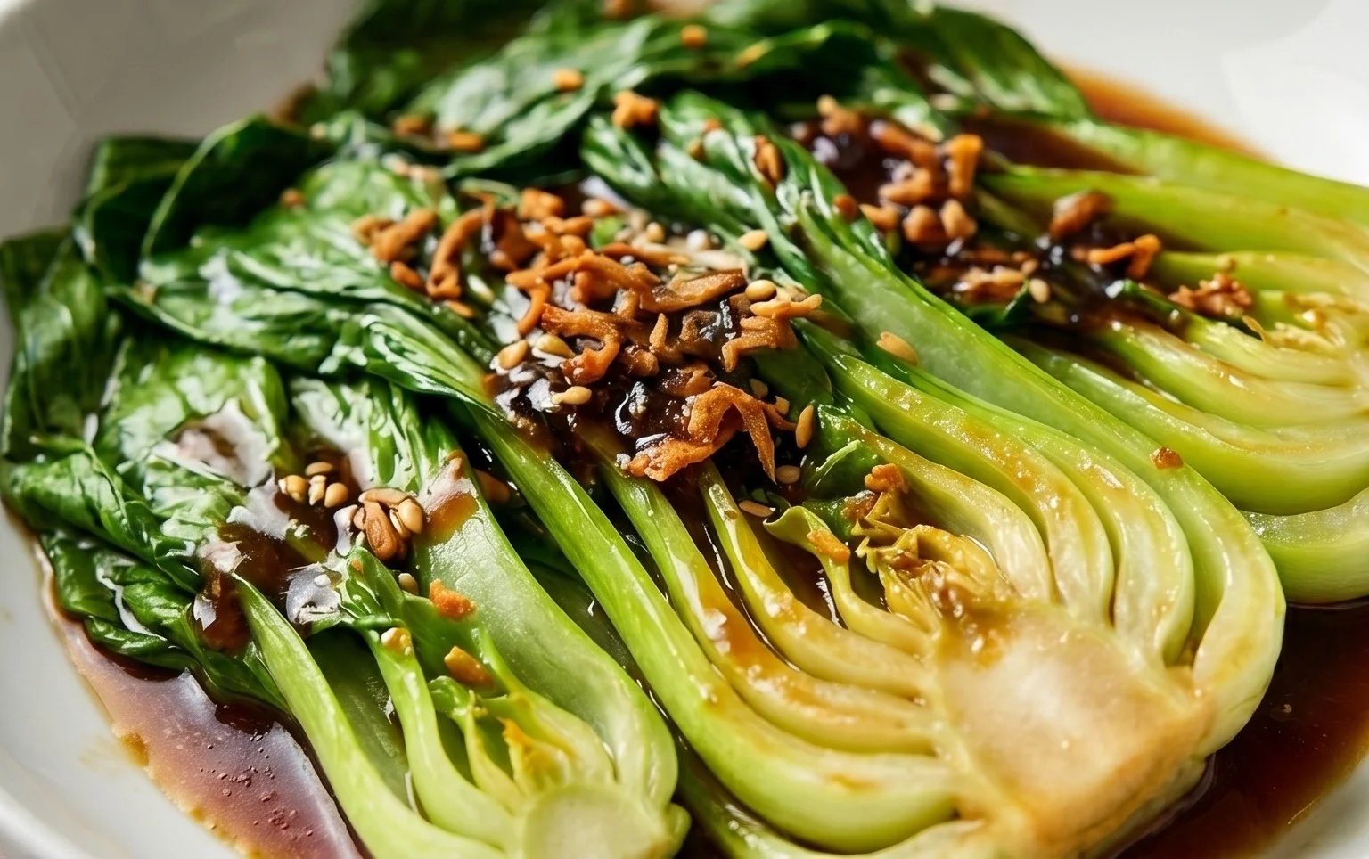 Bok Choy with Oyster Sauce